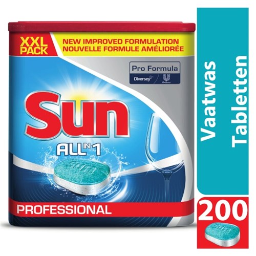 Sun Pro Formula All-in-1 Vaatwastabletten (200 st.)