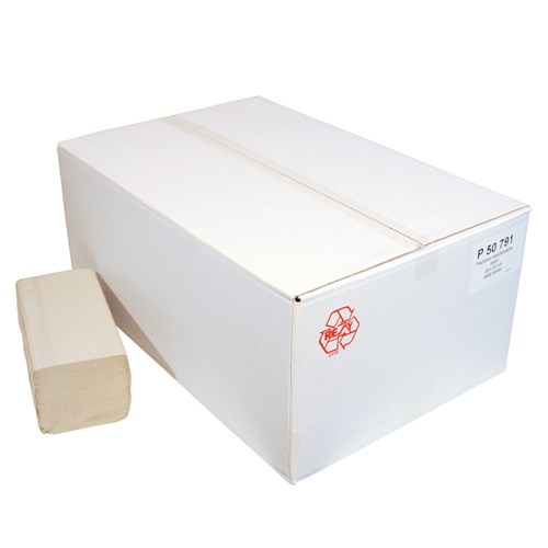 Tulp Handdoekjes Z-vouw recycled wit 1-laags 23x25 cm