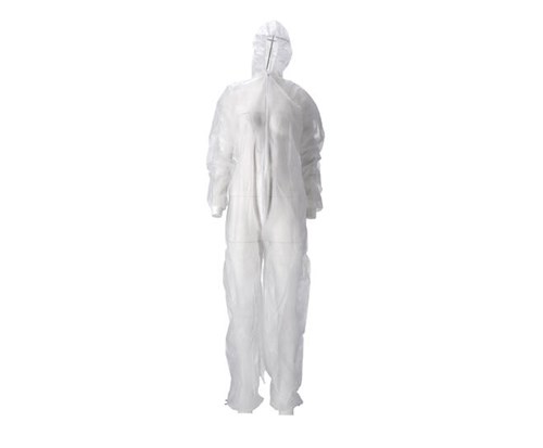 CMT Coverall Non Woven PE Coating Wit 2XL