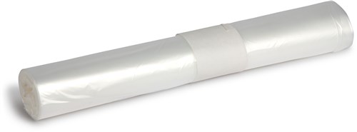 Afvalzak 70x110cm transparant, T25 (500 stuks)