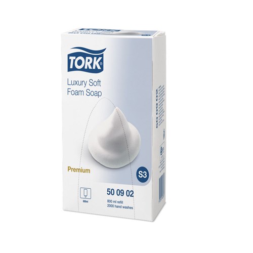 Tork Luxe Zachte Schuimzeep, transparant, geparfumeerd