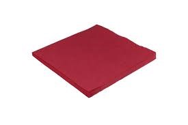 Servetten 2-laags 1/4 vouw, 33 x 33 cm bordeaux 16x125