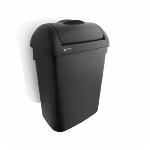 BlackSatino Dameshygienebox 8 liter zwart
