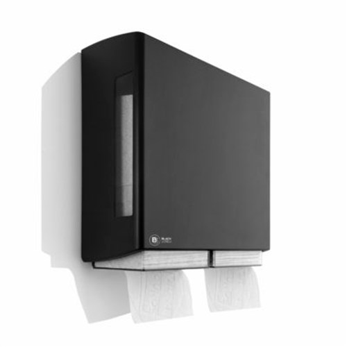BlackSatino Dispenser voor gevouwen toiletpapier double