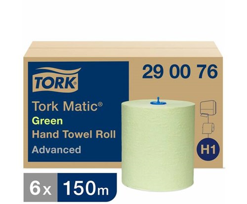 Tork Matic® Handdoekrol Advanced, groen, 2-laags