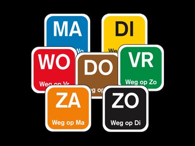 HACCP dagsticker rond woensdag