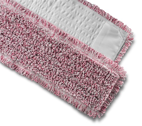 Vlakmop pocket 40 cm selection rood