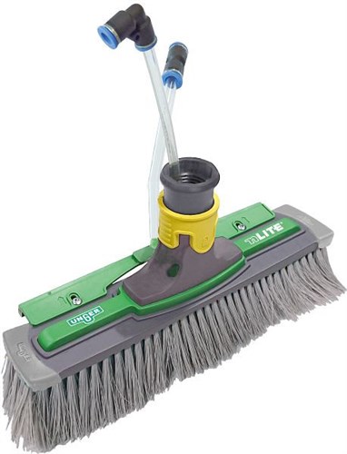 Unger nLITE Power Borstel compleet grijs 28 cm