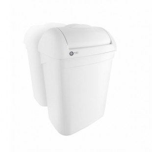 BlackSatino Dameshygiënebox 8 liter wit
