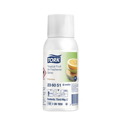 Tork Luchtverfrisser Spray met Tropisch Fruitgeur, aerosol