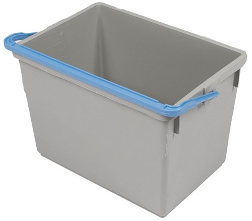 Numatic Emmer 10 liter, grijs met blauw hengsel