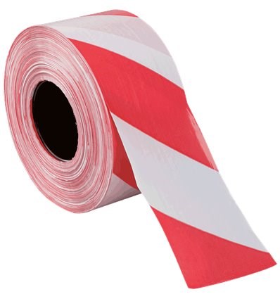 Afzetlint rood wit 500 meter