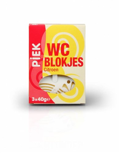 Piek wc blokjes citroen 1x40 gram