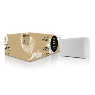 Blacksatino Mulitmirror handdoekjes 2 laags 20 x 23 cm.