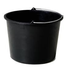 Emmer 12 liter zwart