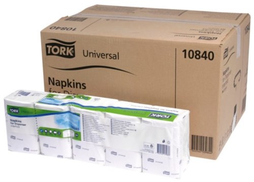 Tork Xpressnap® dispenserservet Universal, 1-laags, wit