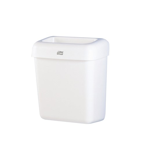 Tork Afvalbak 20 liter, wit, kunststof