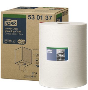 Tork Heavy-Duty Combi Rol Reinigingsdoek, wit, 106,4mtr/32cm