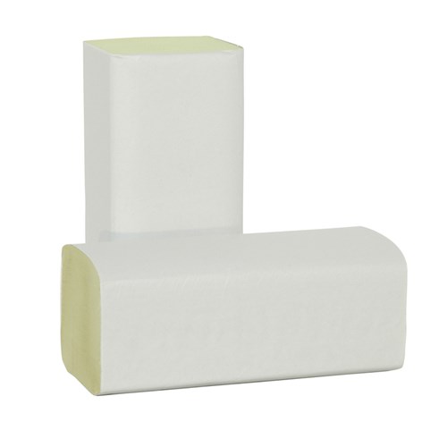 Euro Z-vouw Handdoekpapier groen 2-laags 23x25 cm