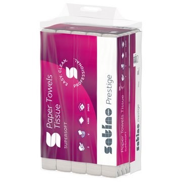 Satino Handdoekenpapier Formaat Tissue, V-Vouw 24x23