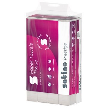 Satino Prestige handdoekpapier interfold 20,6x32cm W-vouw