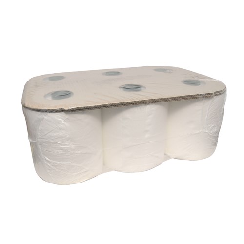 Euro Impuls handdoekrollen cellulose 2-laags 150M x 18cm