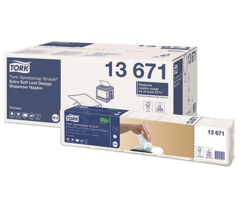 Tork Xpressnap Snack® Extra Zachte dispenserservet Premium
