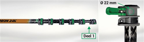 Nlite Carbon 24K element 1 t.b.v. CF86G