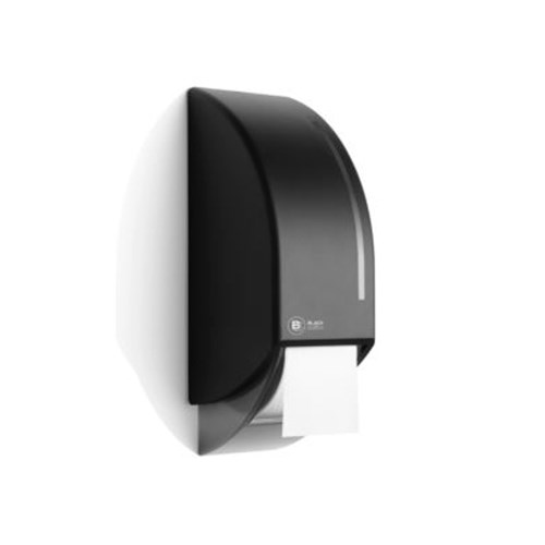 BlackSatino Systeem toiletroldispenser zwart