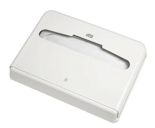 Tork Toiletbril Afdekhoes Dispenser, wit, kunststof