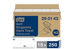 Tork Z-vouw Handdoek Advanced, 2-laags, wit