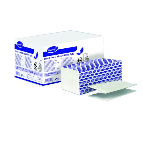 DI HT M-gevouwen Ultra (3 laags) 25x100st - 21,5 x 32 cm - W