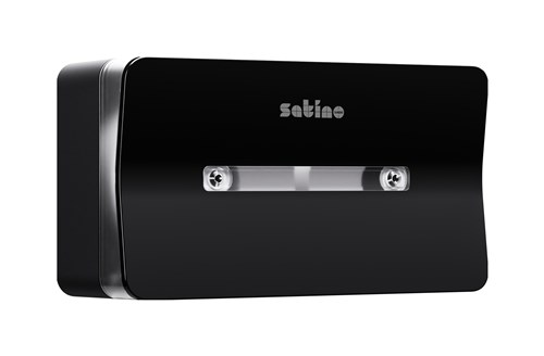 Hyginity Jumbo Twin Toilet Paper Dispenser CFeed (black)