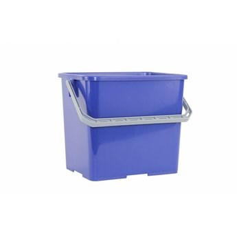 Emmer voor werkwagen 6 ltr blauw
