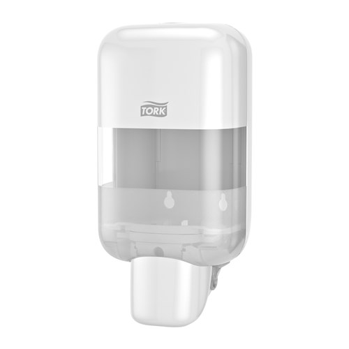 Tork S5 Mini Handdesinfectie dispenser, wit, kunststof