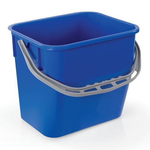 Emmer 12 liter blauw tbv werkwagen