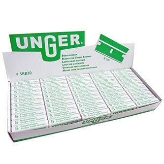 Unger Carbonstaal glasschrapermessen 250 stuks 50x5