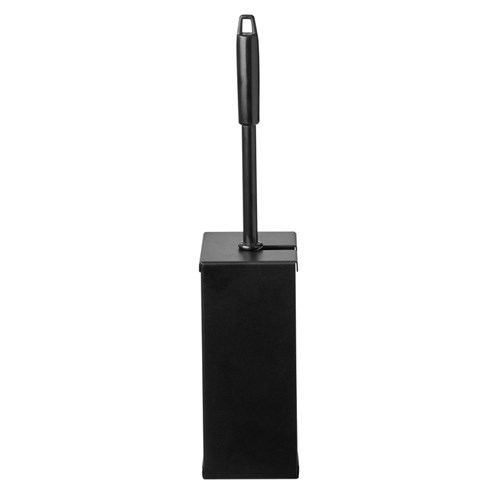 Quartz black toiletborstelhouder RVS