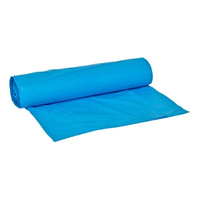 Afvalzak 80x110 blauw LDPE, 70my (200 stuks)
