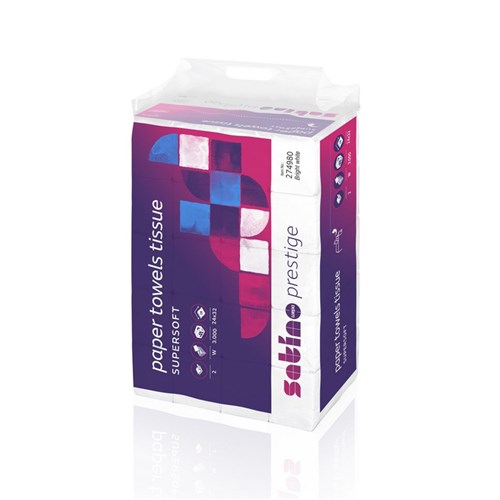 Satino Prestige handdoekpapier interfold 24x32cm W-vouw