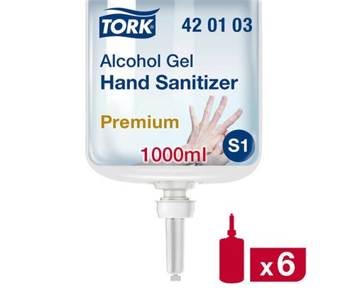 Tork Alcohol Gel voor Handdesinfectie, transparant