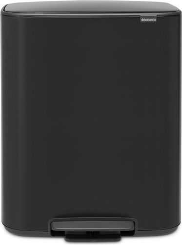 Brabantia Bo pedaalemmer 2x30 liter met voetpedaal