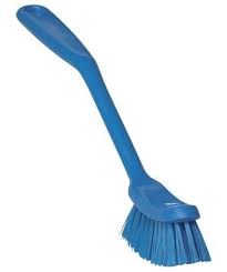 Vikan hygiene afwasborstel Smal Medium blauw