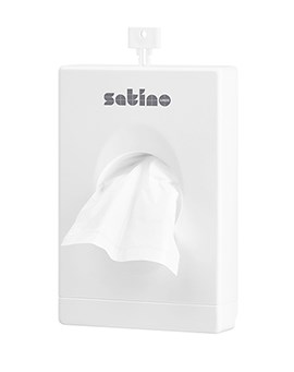 BlackSatino Hygienezakjes dispenser wit